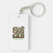 Groen groeien, schoon leven sleutelhanger (achterkant)