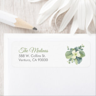 Groen / Groen blad doop en eerste jaar Etiket