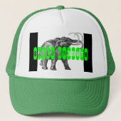 groen, GROEN MAMMOTH Trucker Pet (Voorkant)