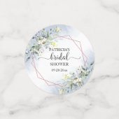 Groen Groen Waterverf Bruidsdouche Confetti (Kleine voorkant)