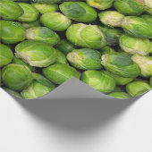 Groen groentepatroon in Brussel Cadeaupapier (Hoek)