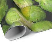 Groen groentepatroon in Brussel Cadeaupapier (Rol Hoek)