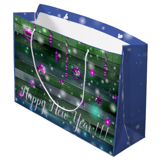  Groen Groot Cadeauzakje (Achterkant Gekanteld)