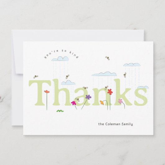 Groen Grote Bedankt Spring Bee Scene (Voorkant)