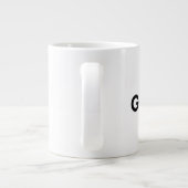 groen grote koffiekop (Achterkant)