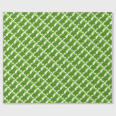 Groen gummy-Beren Patroonpapier Cadeaupapier (Vlak)