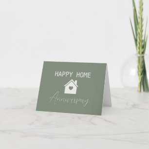 Groen Happy Home Jubileum Real Estate Kaart