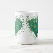 Groen hart binnen koffiemok (Center)