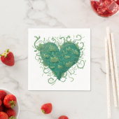 Groen hart binnen servet (Insitu)