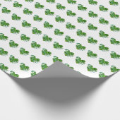 groen hart cadeaupapier (Hoek)