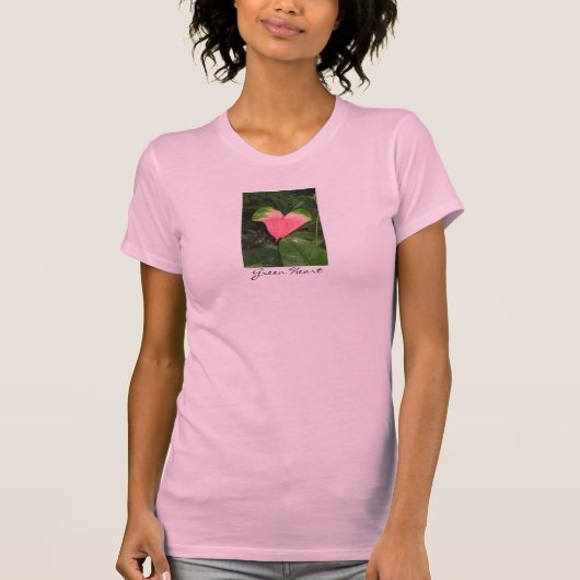 Groen hart Eco T-shirt (Voorkant)