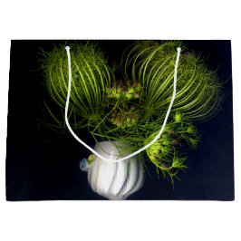 "Groen hart in het zwart" Groot Cadeauzakje