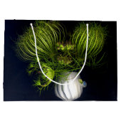 "Groen hart in het zwart" Groot Cadeauzakje (Achterkant)