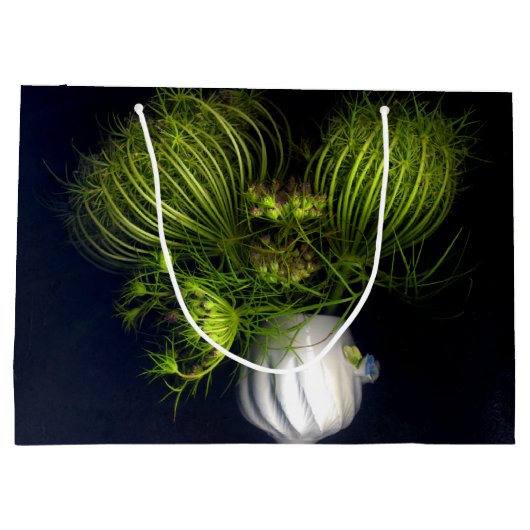 "Groen hart in het zwart" Groot Cadeauzakje (Achterkant)