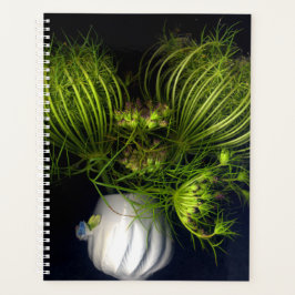 Groen hart in het zwart planner