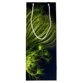 "Groen hart in het zwart" Wijn Cadeautas (Achterkant)