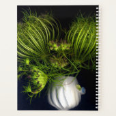 Groen hart in zwart planner (Achterkant)