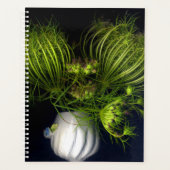 Groen hart in zwart planner (Voorkant)