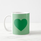 Groen hart koffiemok (Links)
