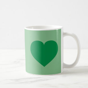 Groen hart koffiemok