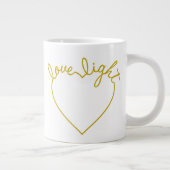 Groen hart - Licht Grote Koffiekop (Rechts)