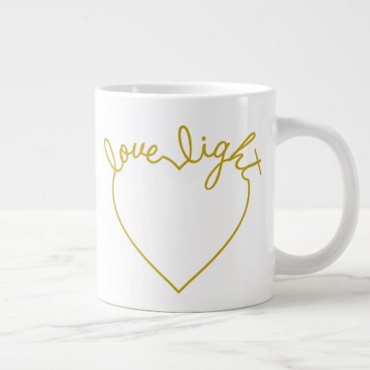 Groen hart - Licht Grote Koffiekop (Rechts)