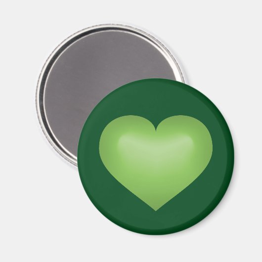Groen hart magneet (Voorkant / Achterkant)