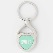 Groen hart sleutelhanger (Voorkant)