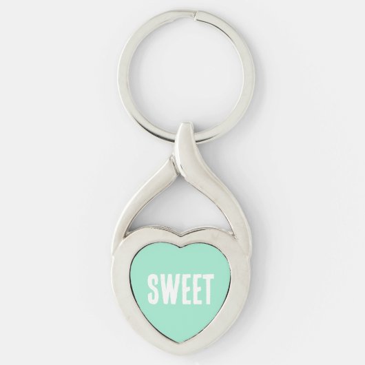 Groen hart sleutelhanger (Voorkant)