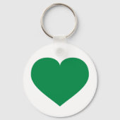 Groen hart sleutelhanger (Voorkant)