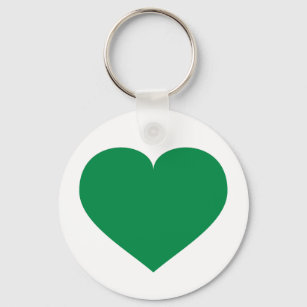 Groen hart sleutelhanger