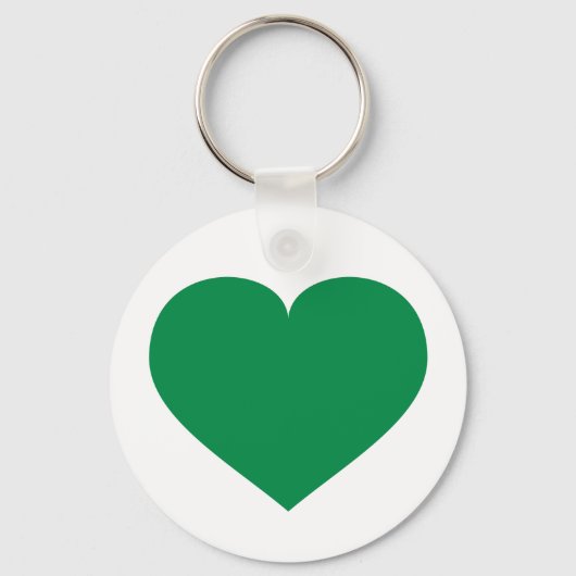 Groen hart sleutelhanger (Voorkant)