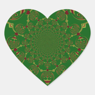  Groen Hart Sticker