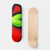 Groen hartskateboard skateboard (Voorkant)
