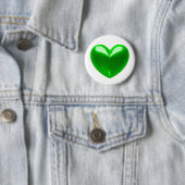 GROEN HEART RONDE BUTTON 5,7 CM (In situ)