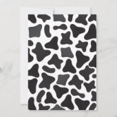 Groen Heilig Koe Baby shower Kaart (Achterkant)