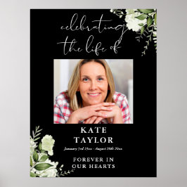 Groen Herdenkingsfeest van het Leven Foto Poster