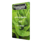 Groen Het is Twins Sla Romaine Rustig Mini Klembord (Angled2)