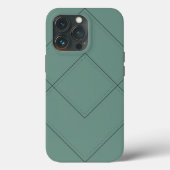 Groen Hoesje met geometrisch ontwerp (Achterkant)