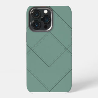 Groen Hoesje met geometrisch ontwerp iPhone 13 Pro Hoesje