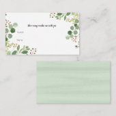 Groen Hoeveel Snoepjes in de pot Kaart (Voorkant / Achterkant)