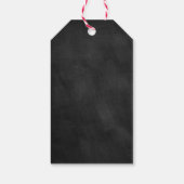 Groen Holly Branch Seasons Greetings Cadeaulabel (Achterkant)