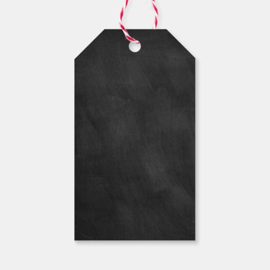 Groen Holly Branch Seasons Greetings Cadeaulabel (Achterkant)