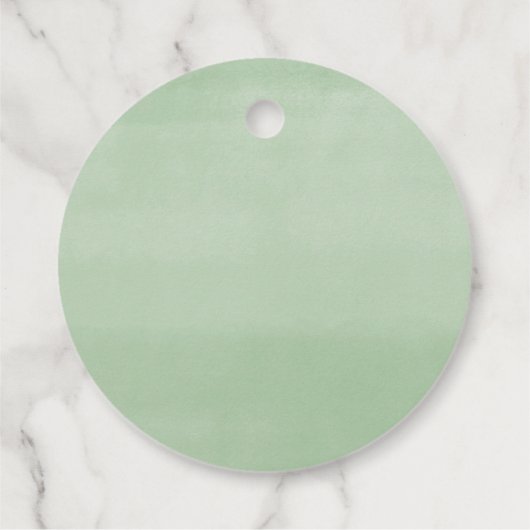 Groen holly rood goud waterverf baby shower bedankjes labels (Achterkant)