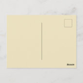 Groen honkbal Briefkaart (Achterkant)