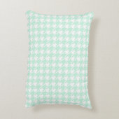 Groen Houndstooth Patroon Modern Huisdecoratie Accent Kussen (Achterkant (Verticaal))