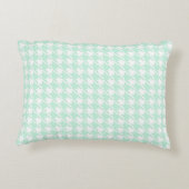 Groen Houndstooth Patroon Modern Huisdecoratie Accent Kussen (Achterkant)