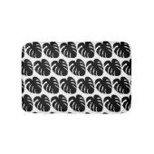 Groen hout in zwart-wit badmat (Voorkant)