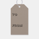 Groen houten cadeau labels cadeaulabel (Achterkant)