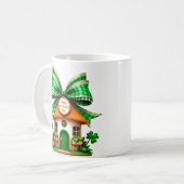 Groen huis koffiemok (Voorkant links)